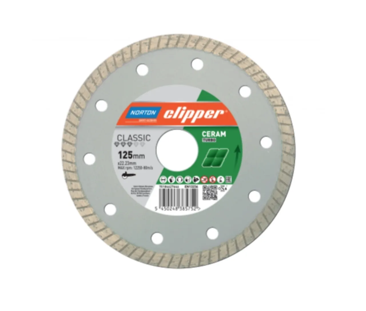 Diamantskive keramikk 125 mm X-lock