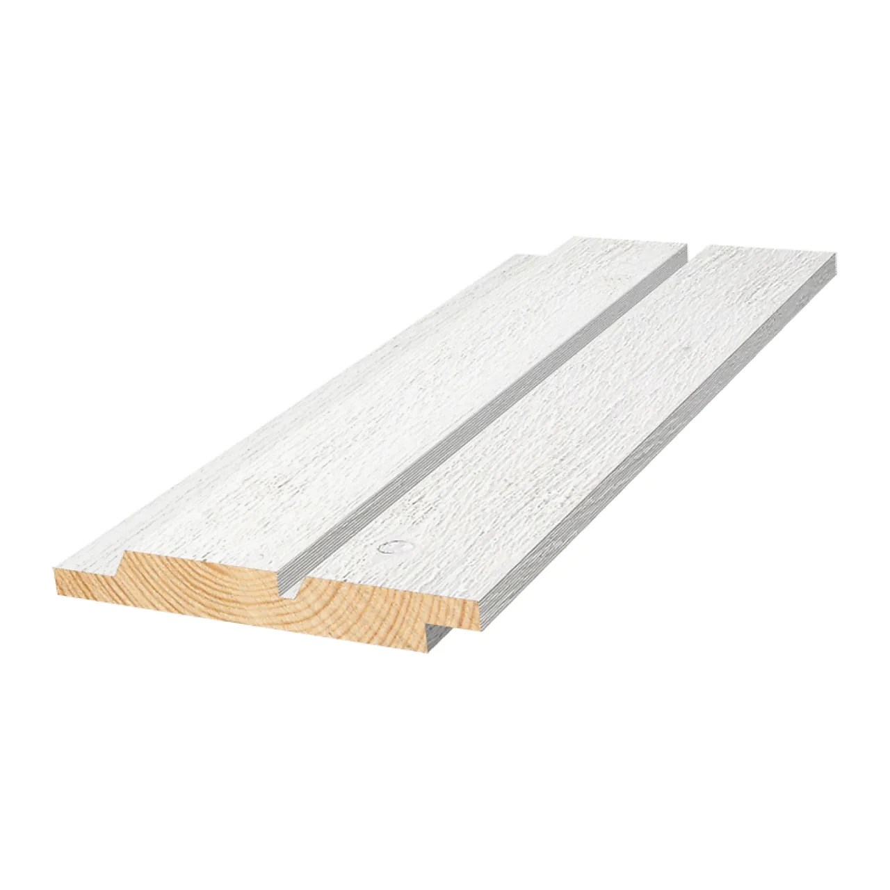 Kledning dobbelfals 60° med spor 19x148 mm Kledning dobbelfals 60° med spor 19x148 mm