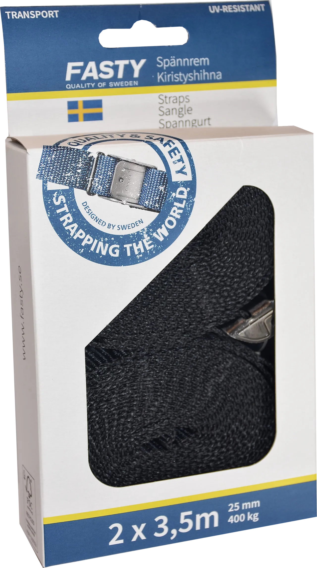 Pakkestropper 3,5 m 2 pak