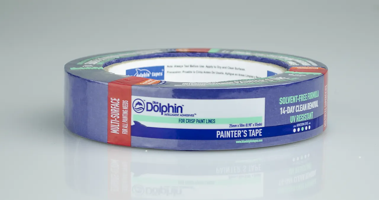 Maskeringstape Uv bestandig Blå 25mm 50m