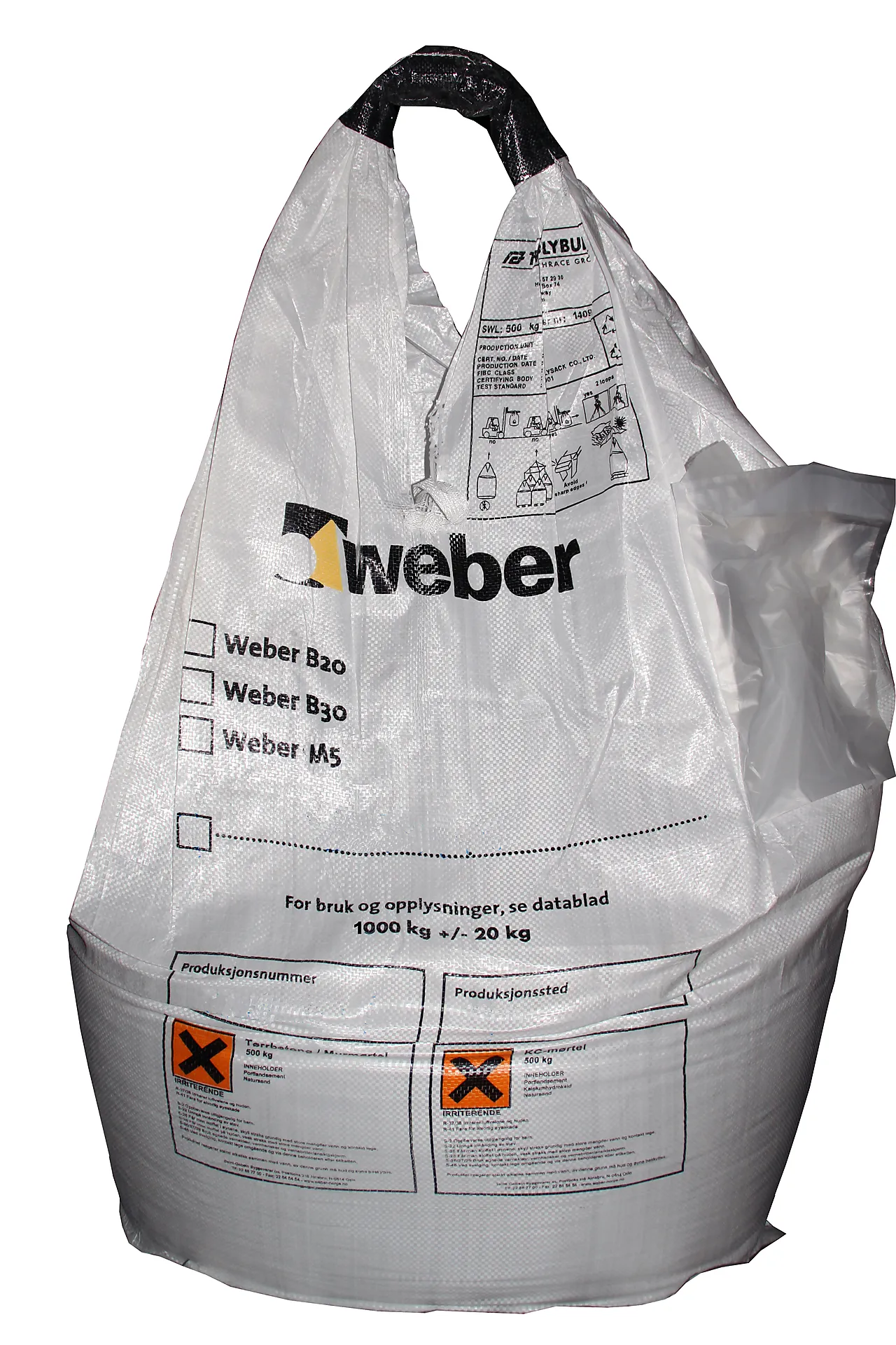 B20 tørrbetong 1000 kg B20 tørrbetong 1000 kg