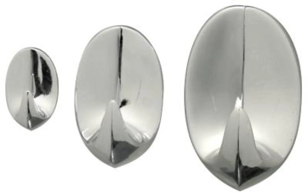 Plastkrok 3 liten selvklebende