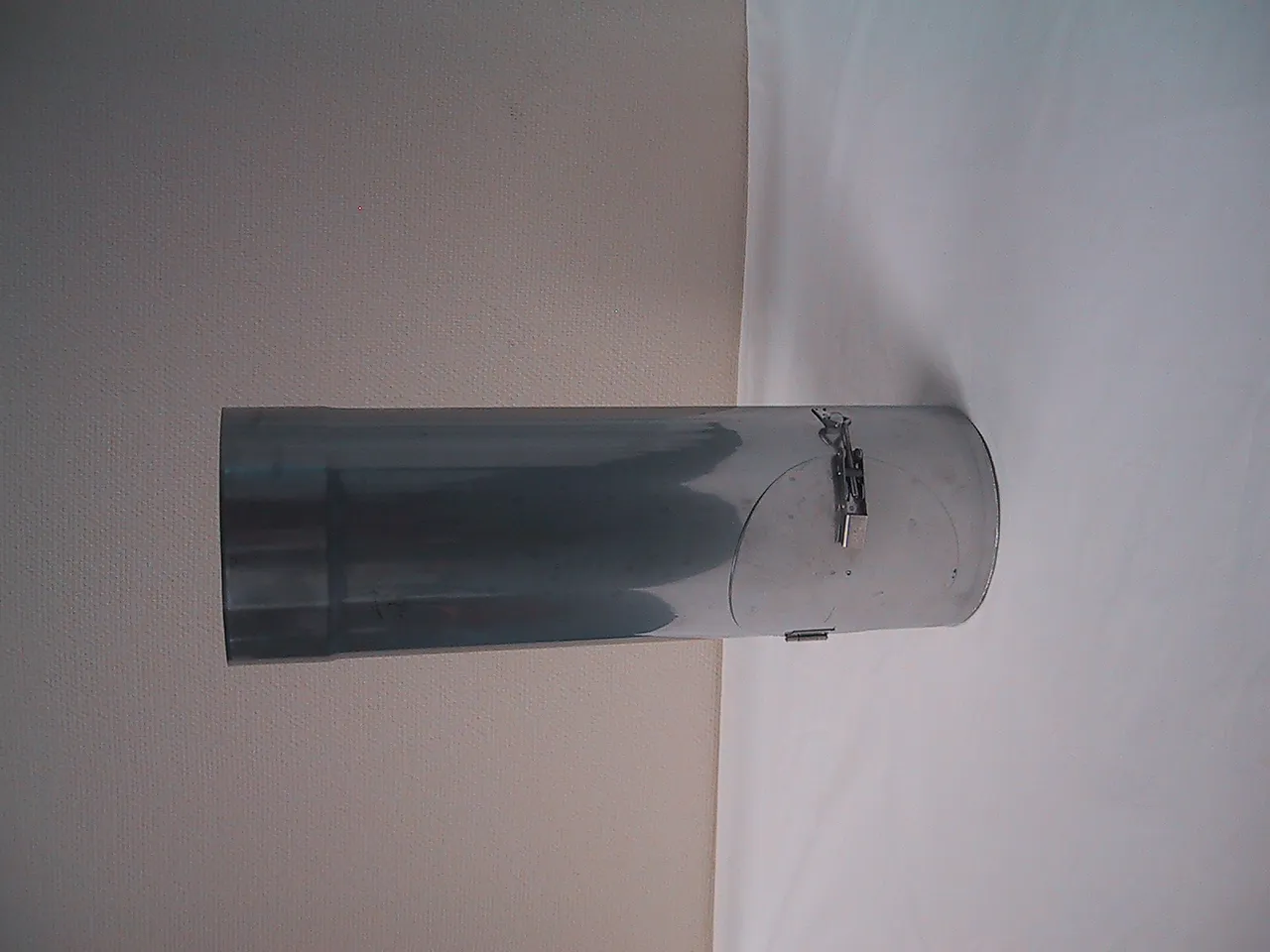 Sotlukerør m/rund luke ø150 ppl