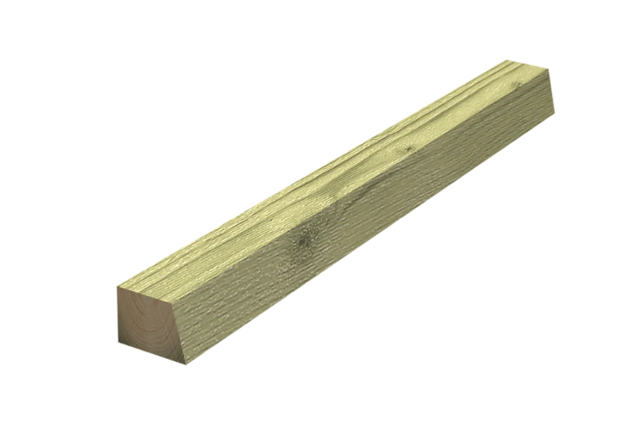 Lektekledning 15° skrå 34x45 mm frostrøyk