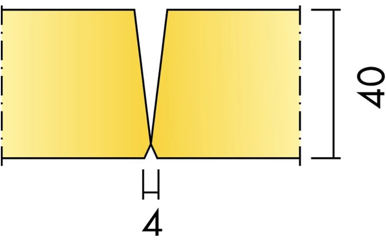 Himlingsplate akusto wall c 40x600x2700 mm ft 4 stk hvit