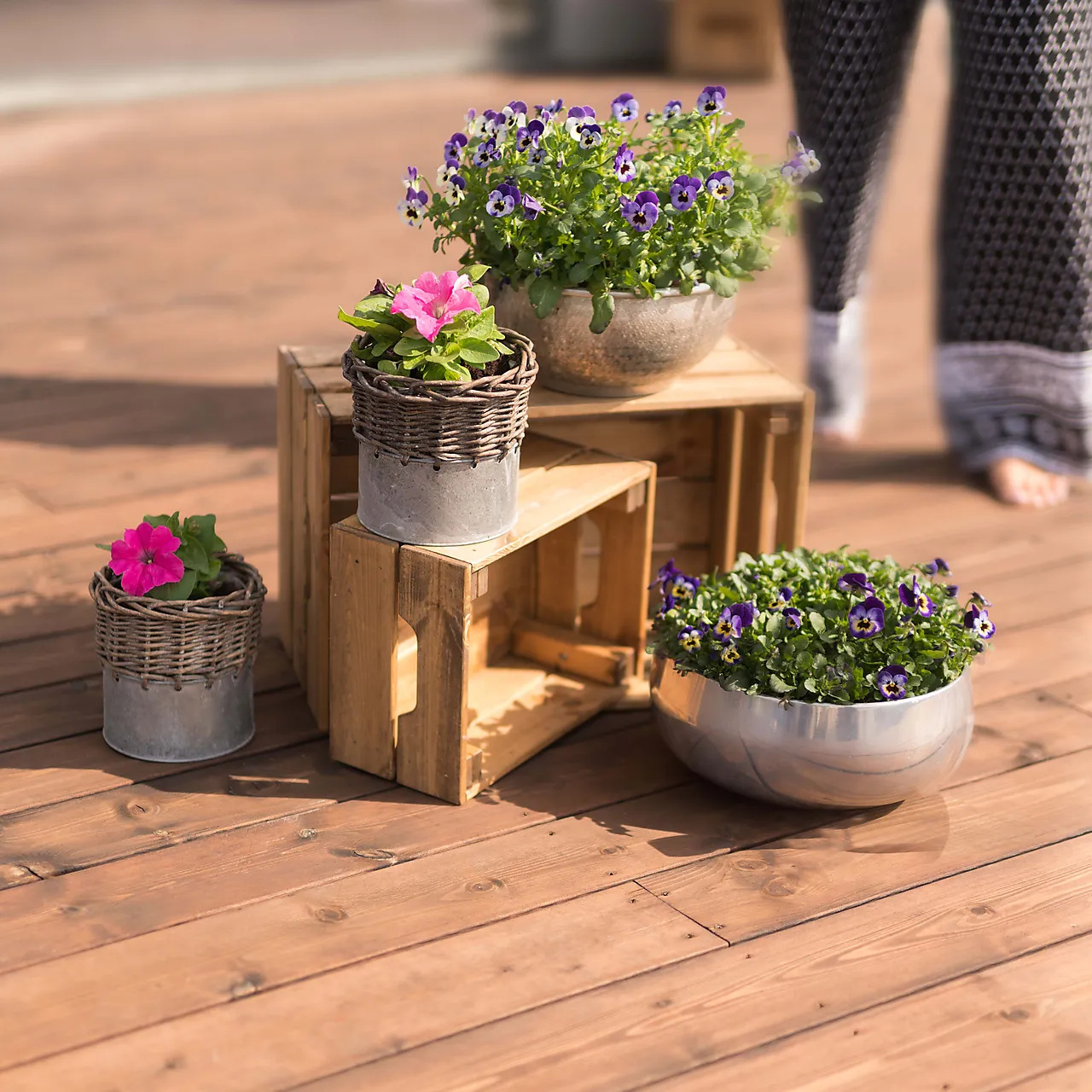 Terrassebord royalimpregnert brun furu 28x145 mm null - 28x145 - 3 - Miniatyr