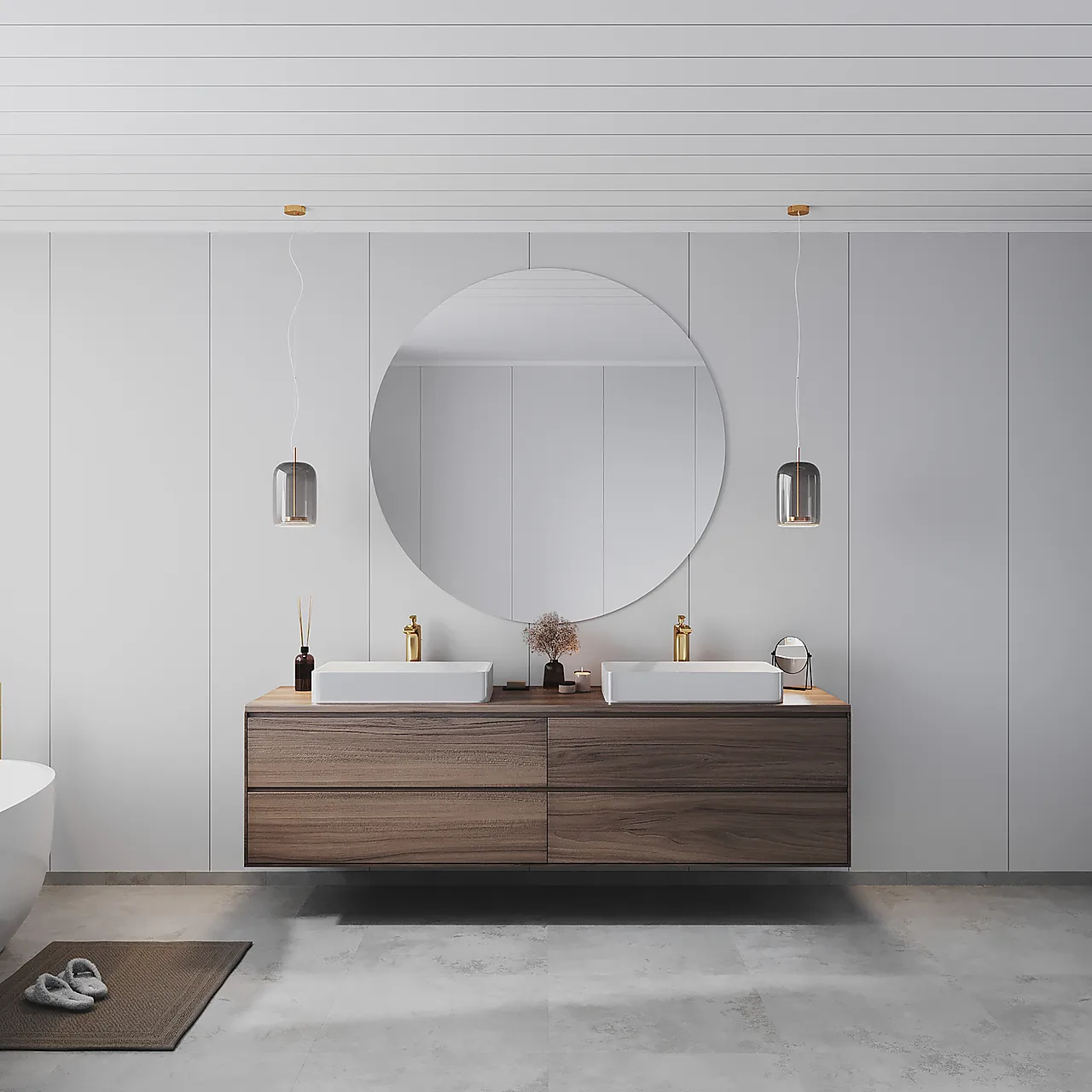 Panel SMARTPANEL Bad CL hvit 11x620x2390 mm Panel SMARTPANEL Bad CL hvit 11x620x2390 mm