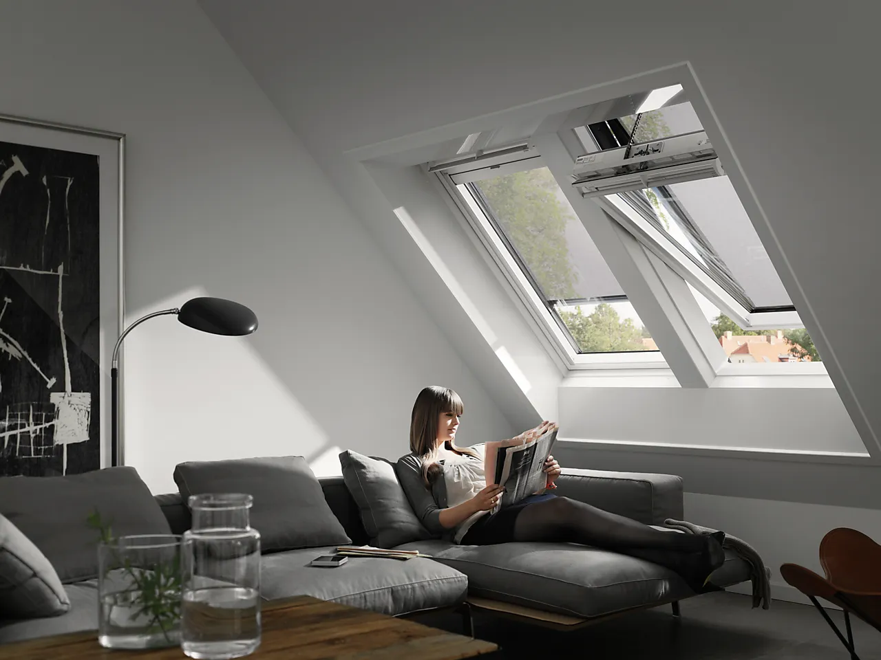 Screen solcelle str: s-08 114x140cm