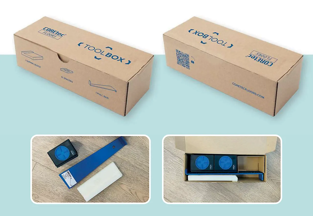 Proff leggeutstyr for vinylgulv