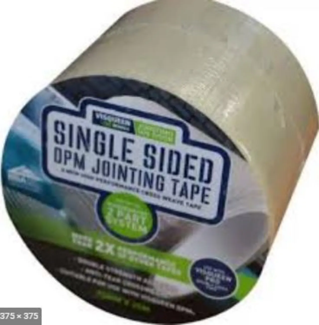 Tape ensidig til radonmembran 75mm x 25 mtr