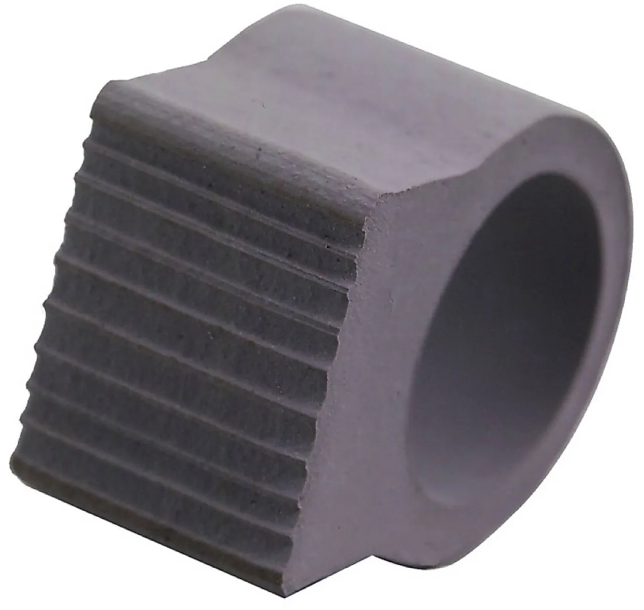 Håndtaksbuffert hull grå 13mm