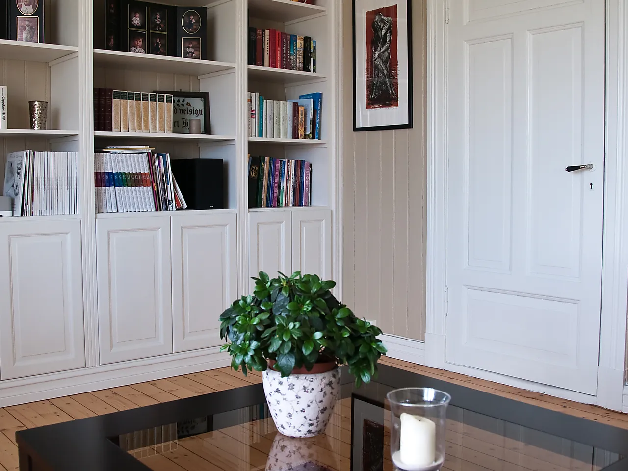 Taklist furu drammenslist hvit bomull S0502-Y 21x45 mm null - null - 3 - Miniatyr