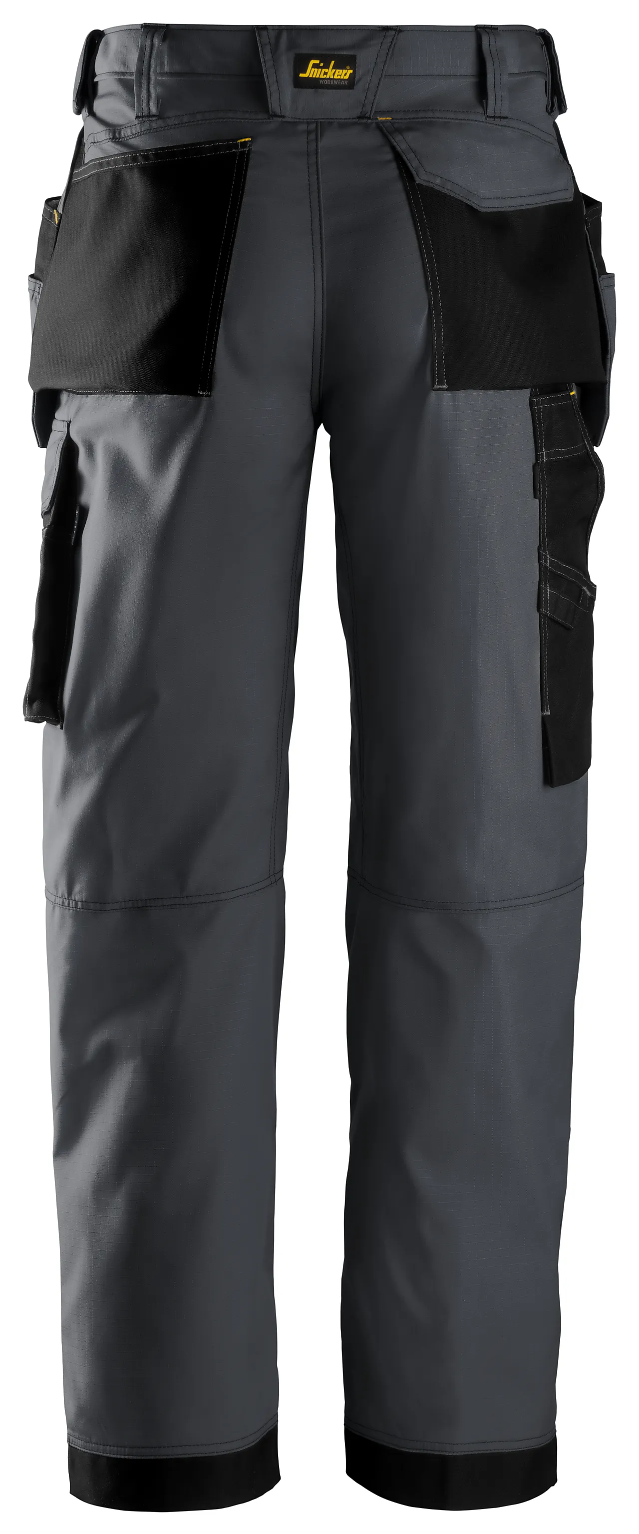 Bukse 3213 mørkgrå/sort 44 m/hylsterlommer rip-stop materiale null - null - 3 - Miniatyr
