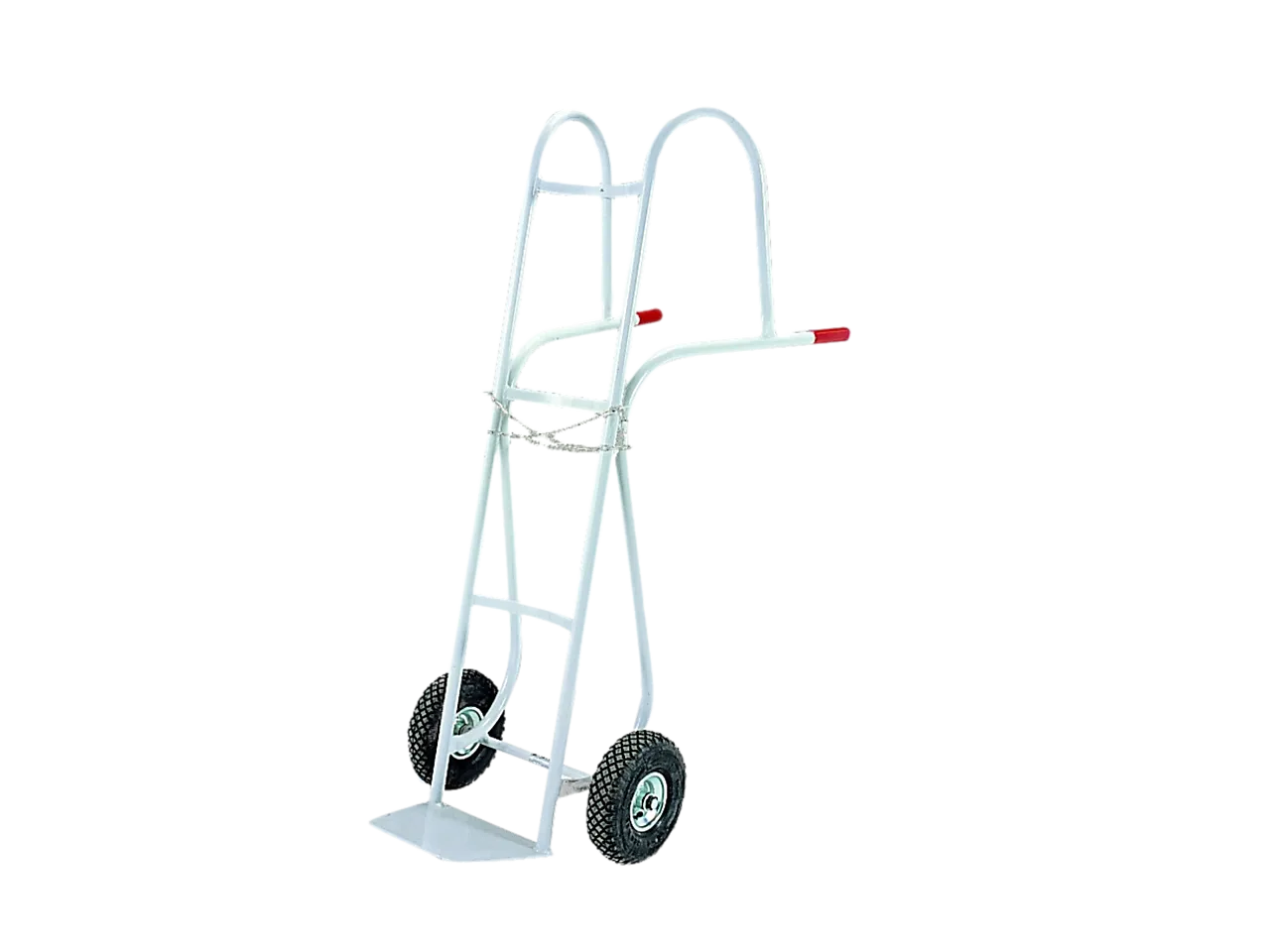 Transporttralle med luftgummihjul