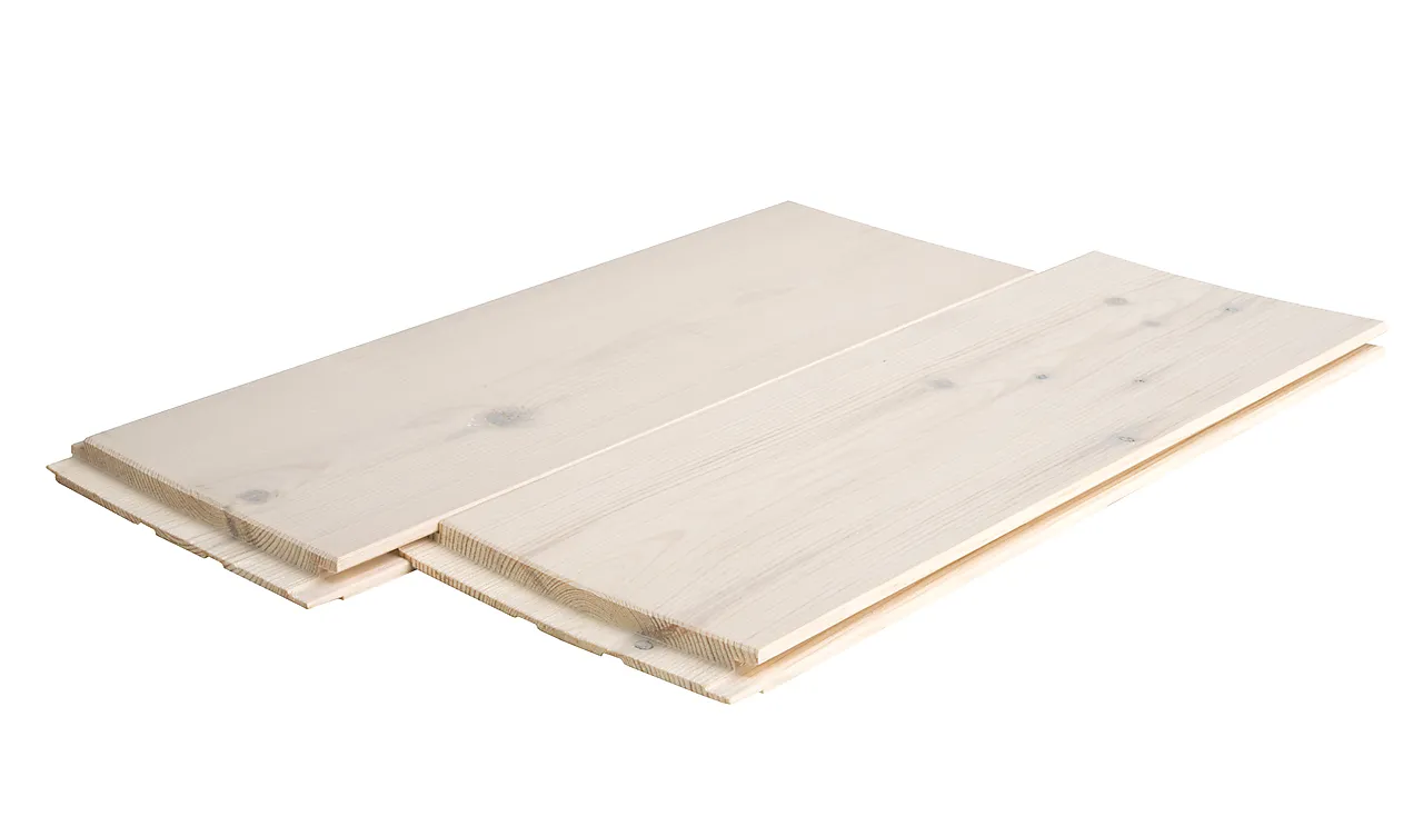 Glattpanel 12x120 mm furu klasse 1 hvitlasert Glattpanel 12x120 mm furu klasse 1 hvitlasert