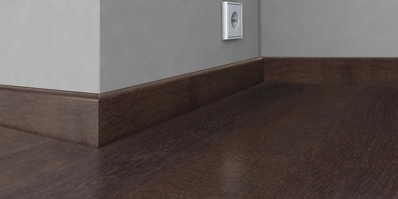 Gulvlist finért 16x60 mm Eik Nouveau Black null - 16x60 - 2 - Miniatyr