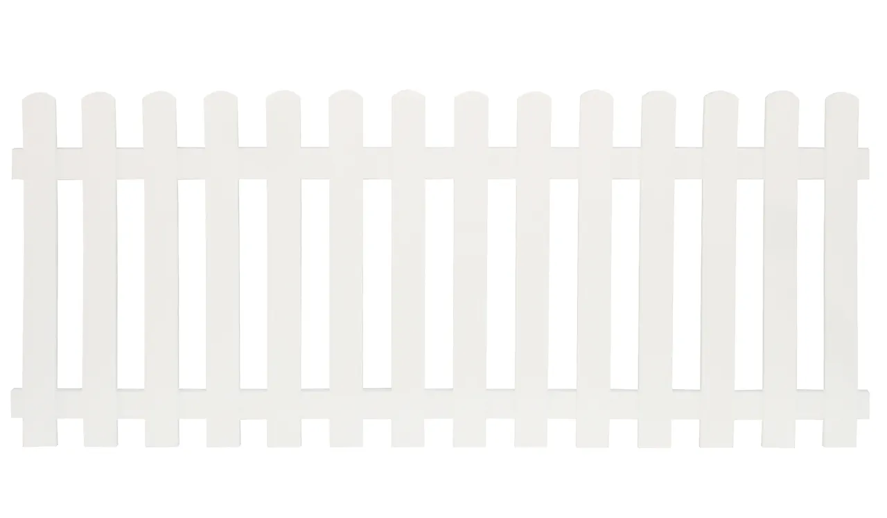 Stakittgjerde Lindesnes hvit 180 x 80 cm