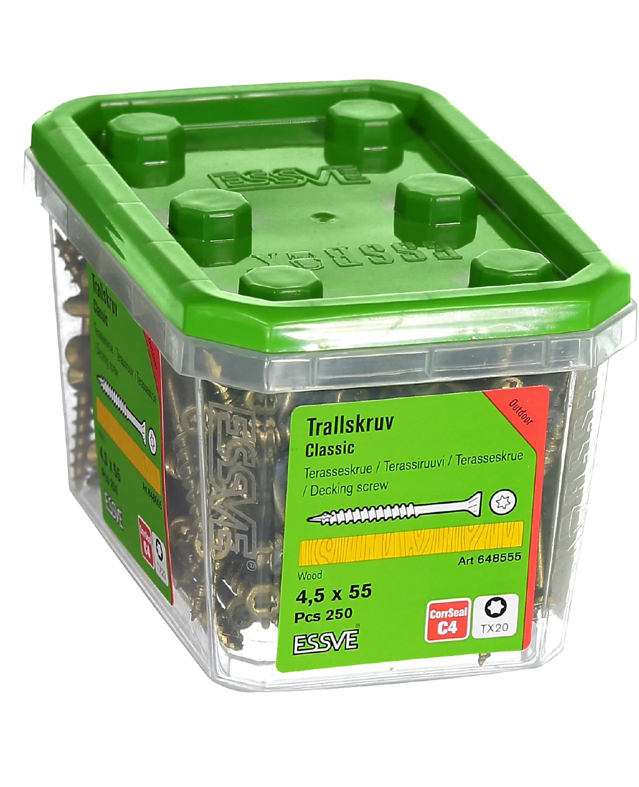 Terrasseskrue classic 4,5x55 250 stk null - null - 3 - Miniatyr