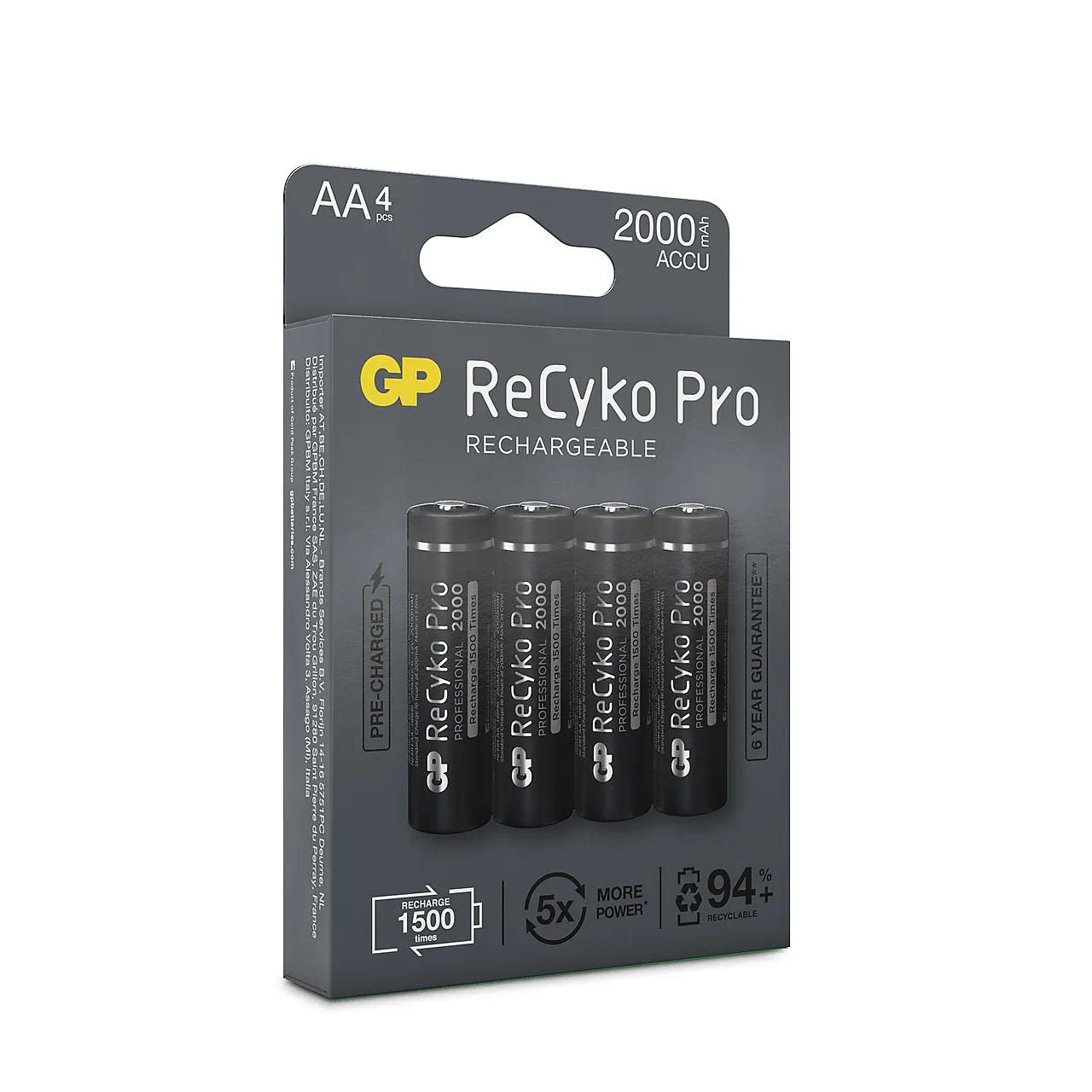Batteri ReCyko Pro AA 2100mAh 4-pk Batteri ReCyko Pro AA 2100mAh 4-pk