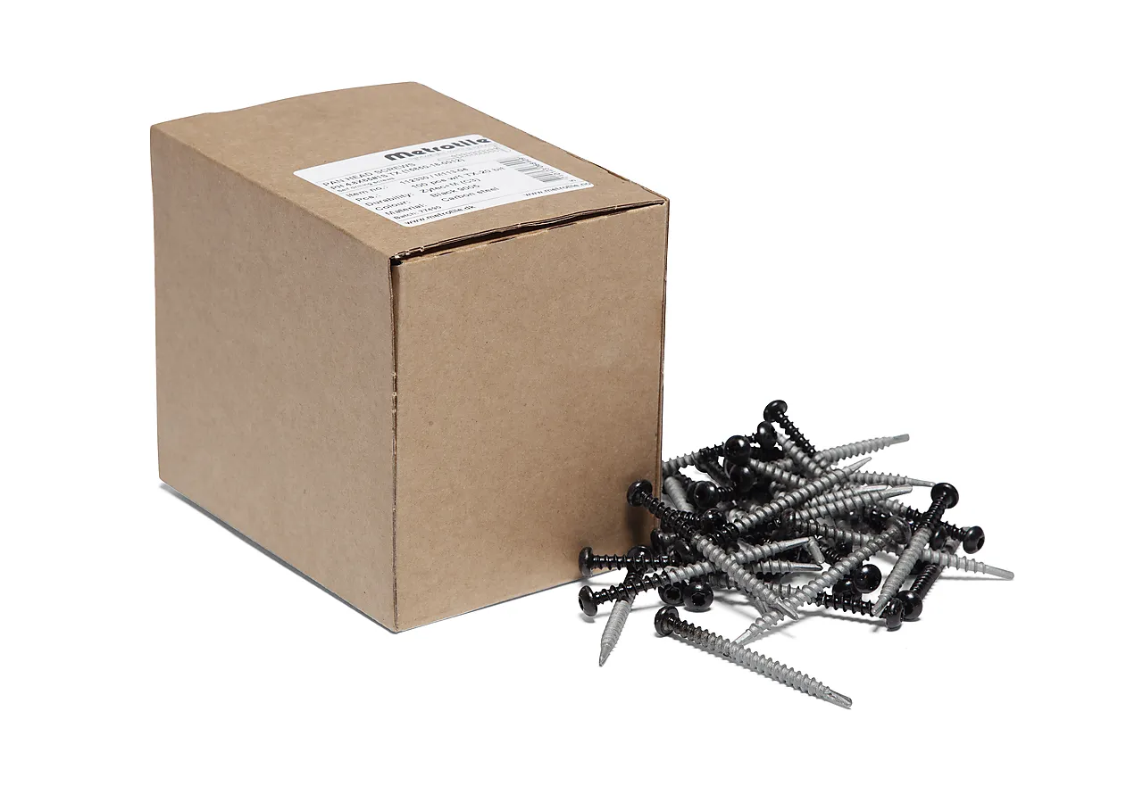 Skruer torx 4,8x65mm sort mataki 100 stk