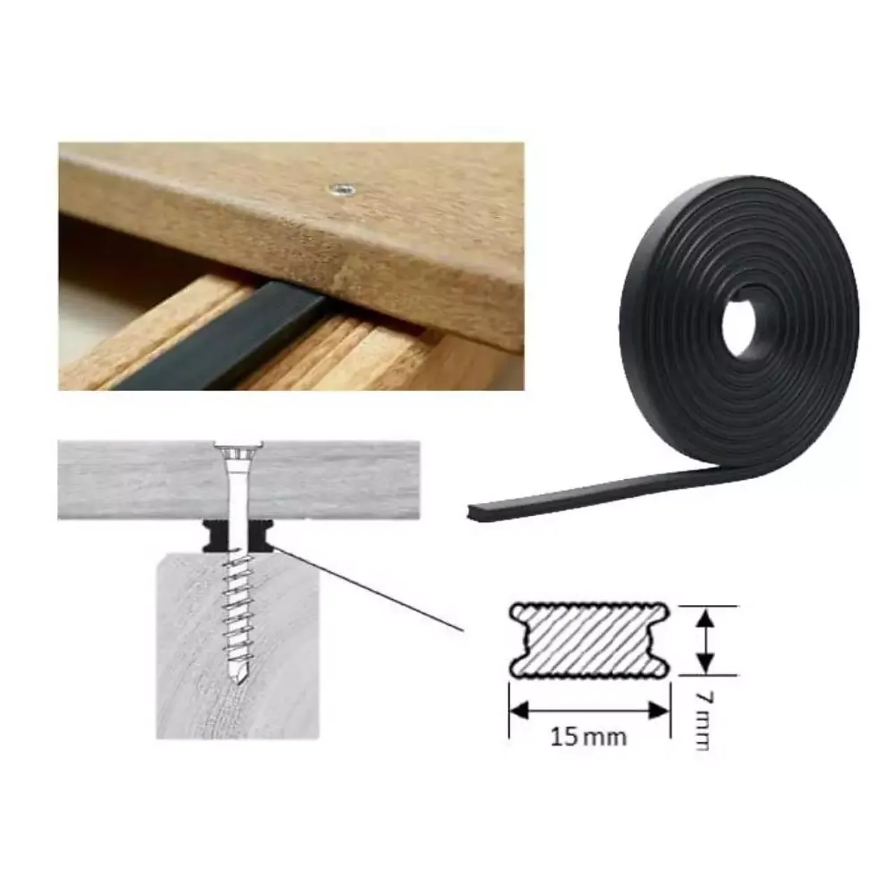 Distansebånd for terrasse null - null - 2 - Miniatyr