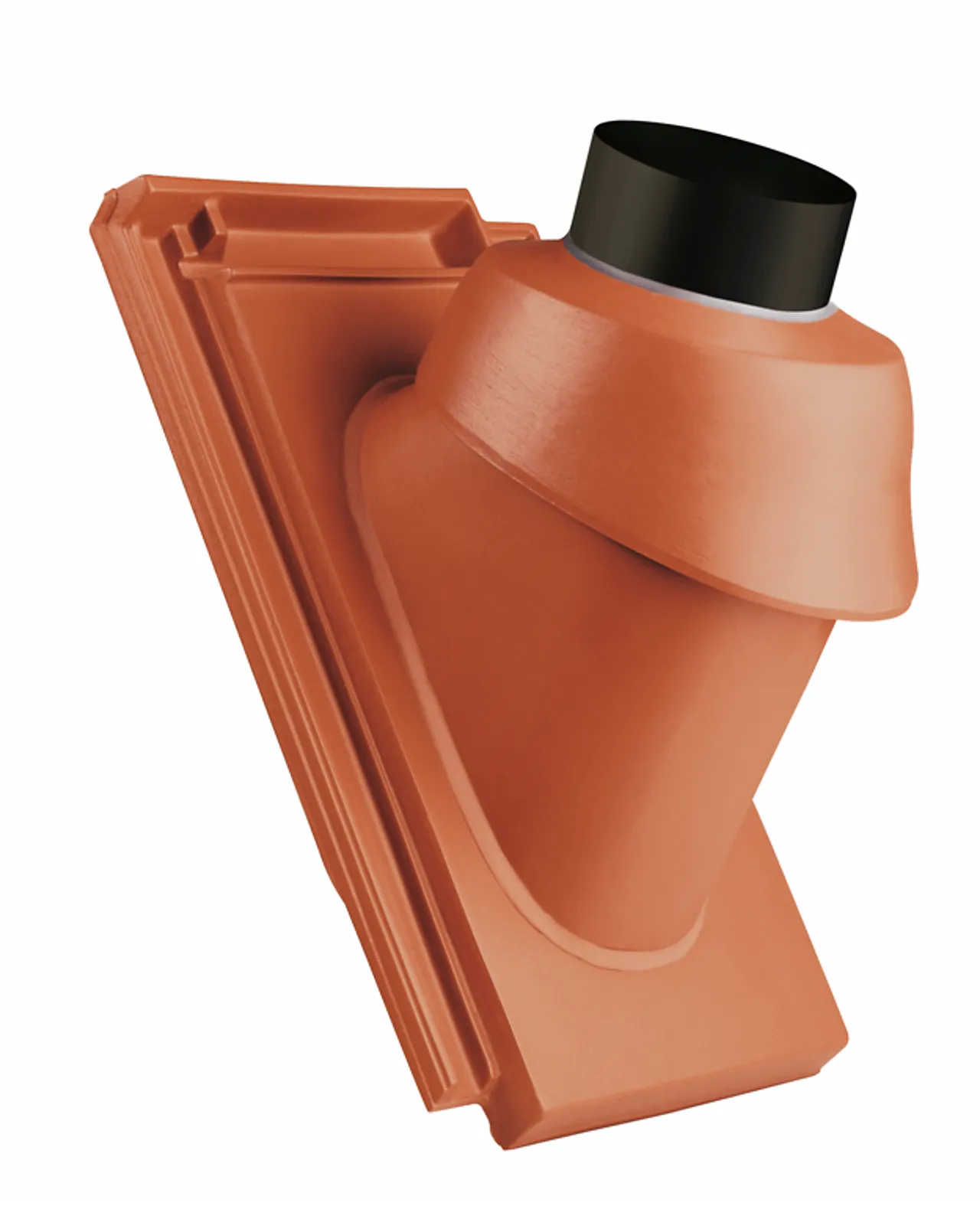 Taktegl luftehatt domino matt sort skarpnes engobert nuance