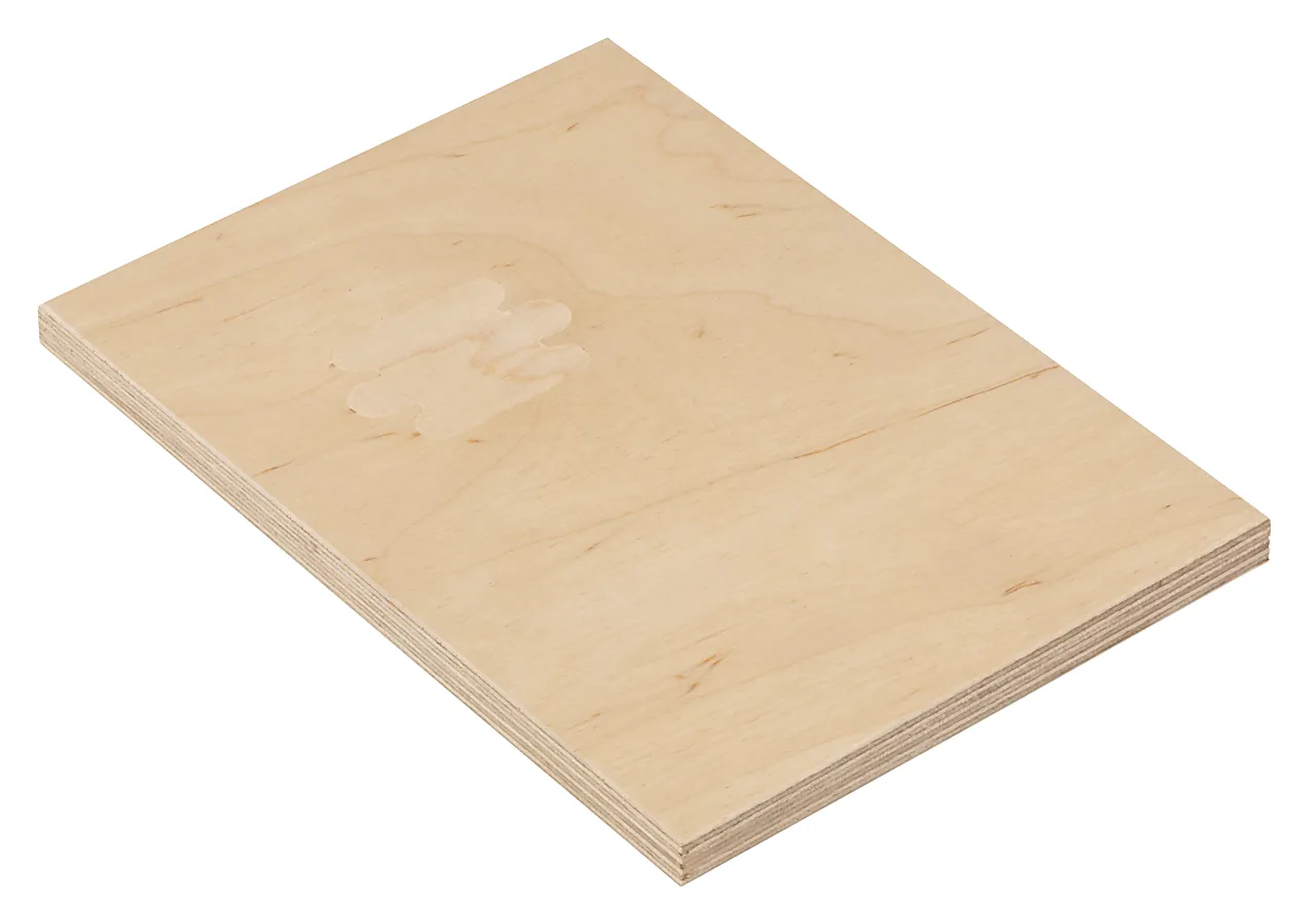 Kryssfiner plate bjørk 9x1200x600 mm