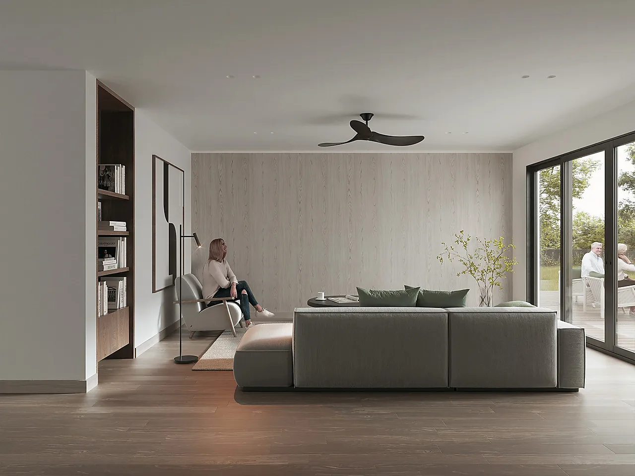 Smartfiner med furufiner Hvaler silkematt hvit null - null - 3 - Miniatyr