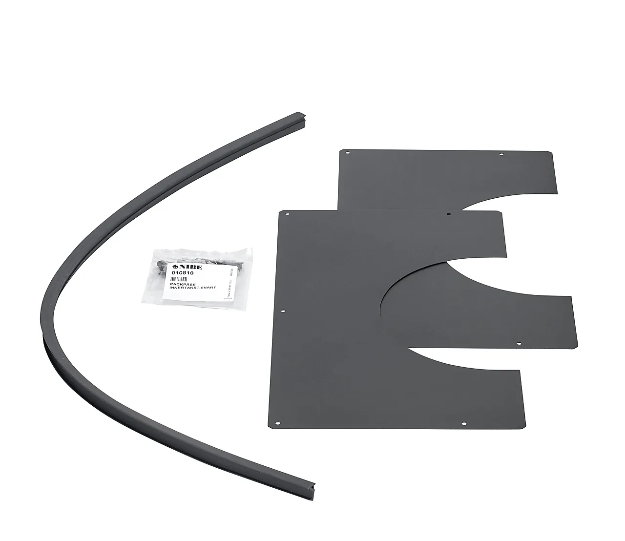 Dekkplate helisolert 0-15gr svart