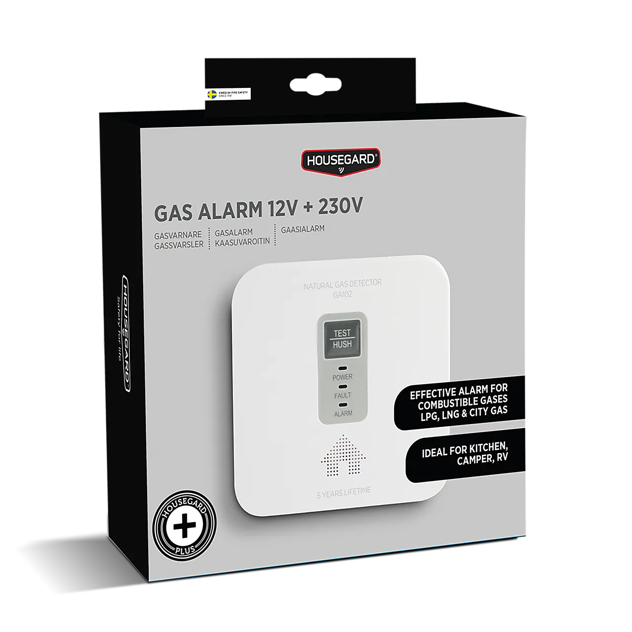 Gassvarsler 12V/230V null - null - 2 - Miniatyr