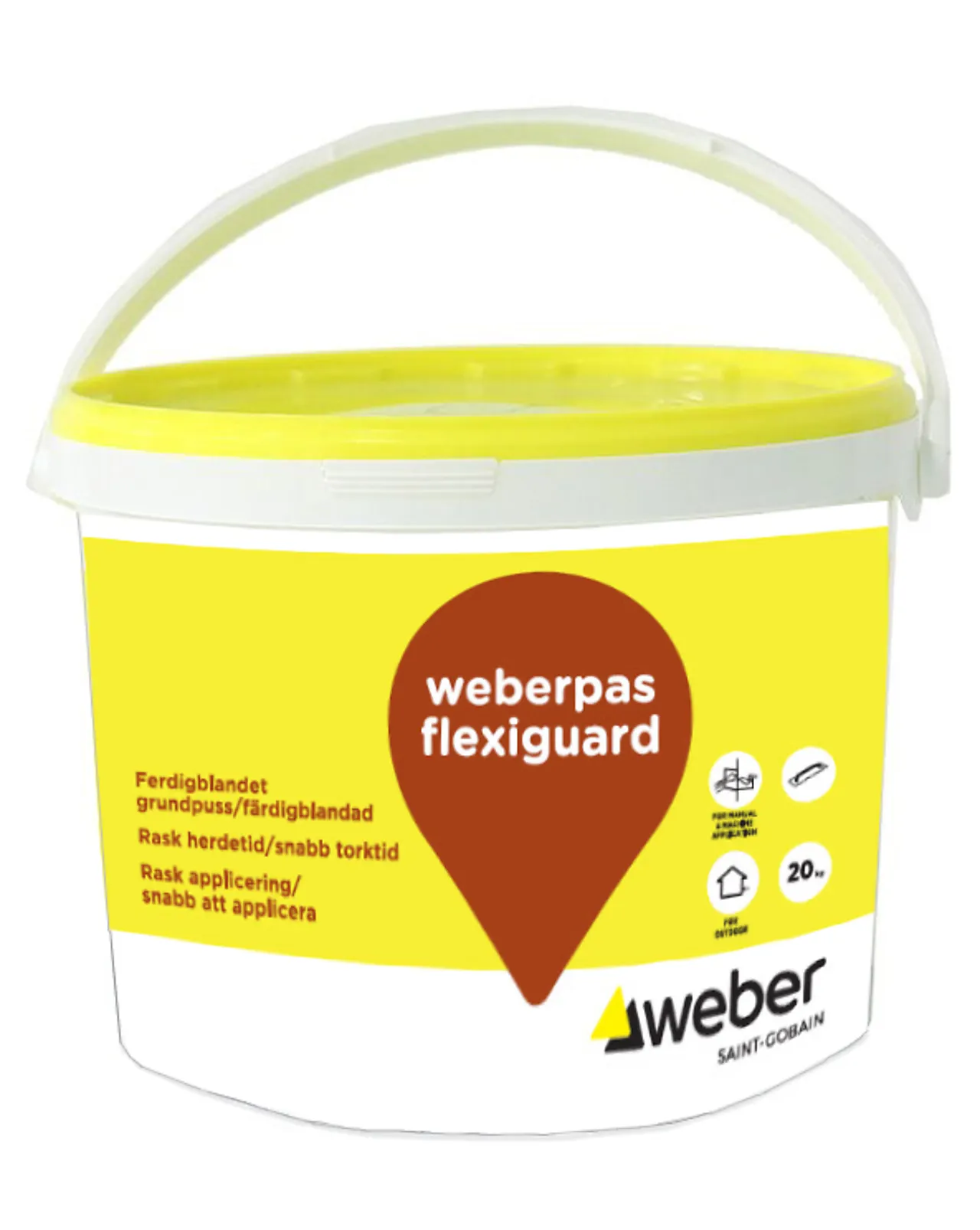 Weber.pas flexiguard grunnpuss 20kg null - null - 2 - Miniatyr