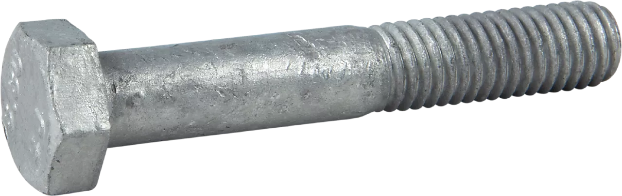 Sekskantskrue dg m10x60 fzv -50 delgjenget varmforsinket stål null - null - 2 - Miniatyr