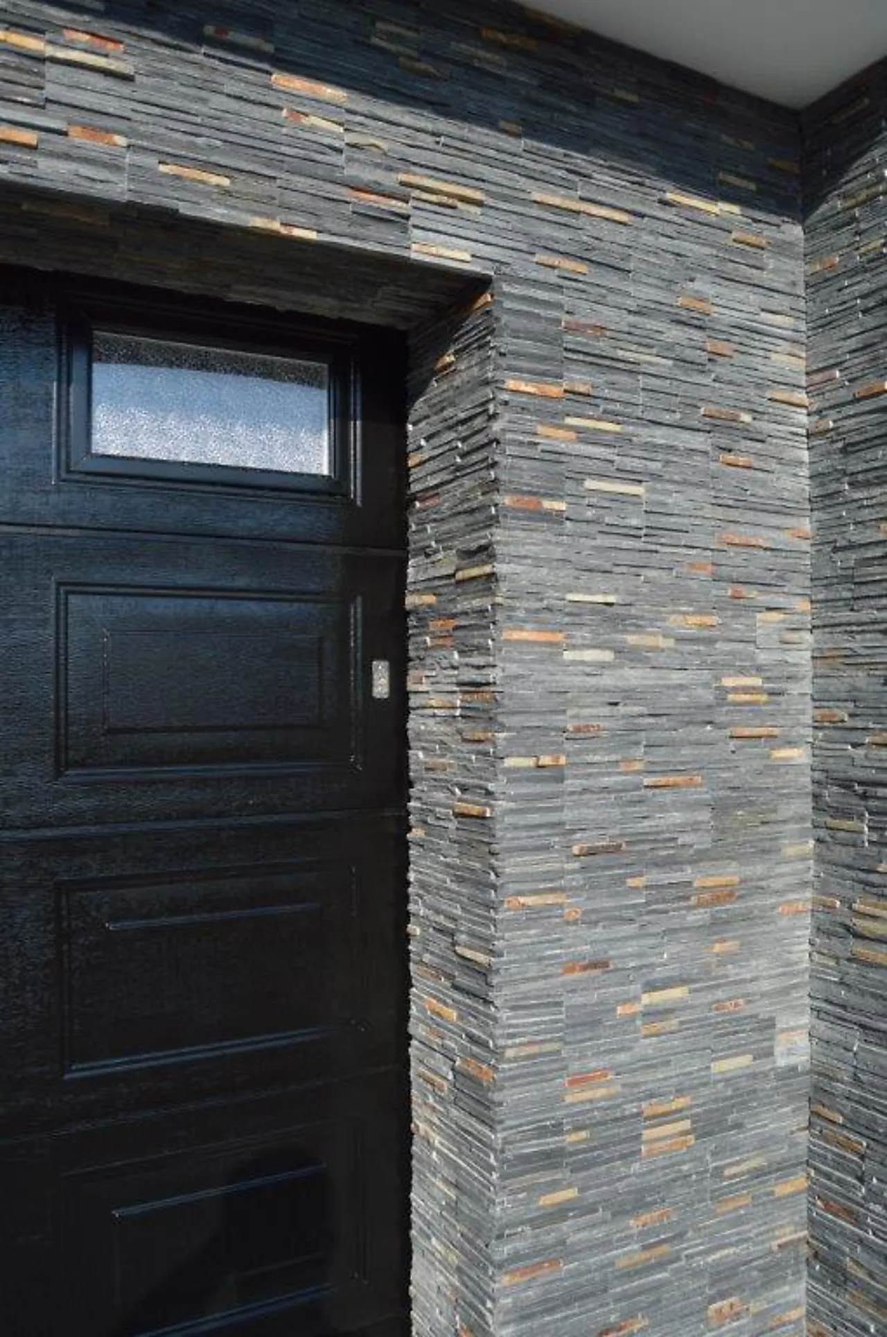 Forblendingsstein skifer smalstripet panel 40 x 10 cm null - null - 3 - Miniatyr