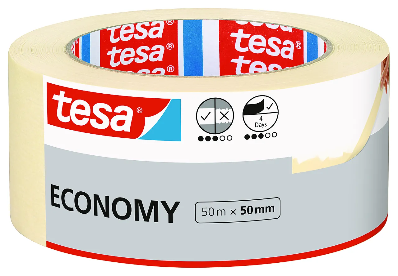 Maskeringstape universal 50 meter x 50 mm Maskeringstape universal 50 meter x 50 mm