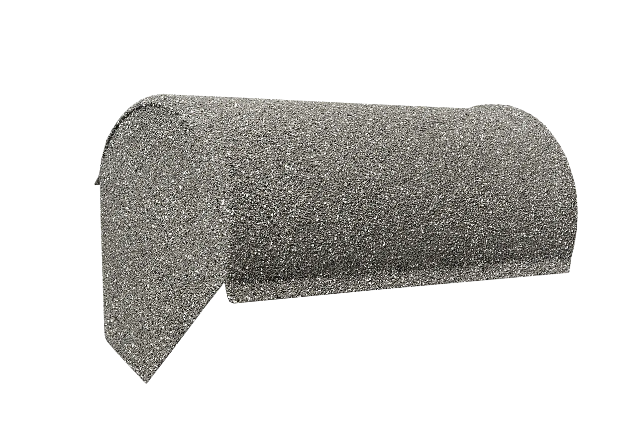 Mønekappe start grå struktur