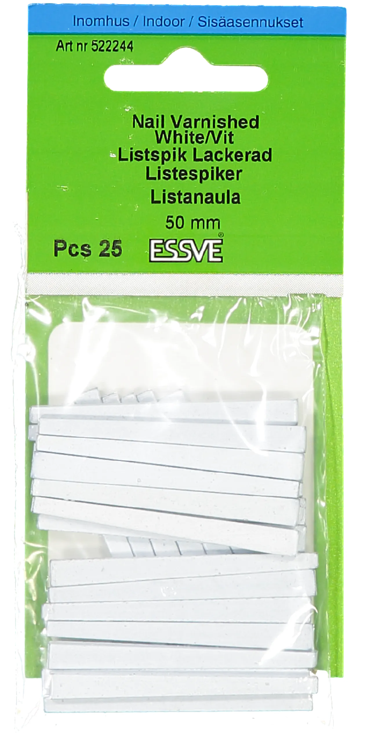 Listespiker 50mm hvit a-25 essve null - null - 3 - Miniatyr