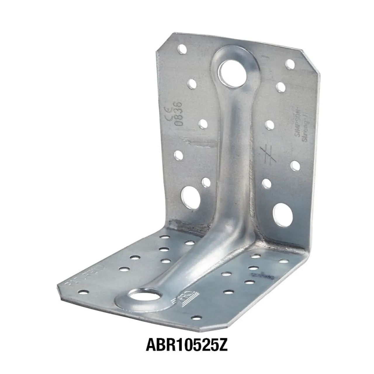 Vinkel m/ ribbe 105x105x2,5x90 25 stk Vinkel m/ ribbe 105x105x2,5x90 25 stk