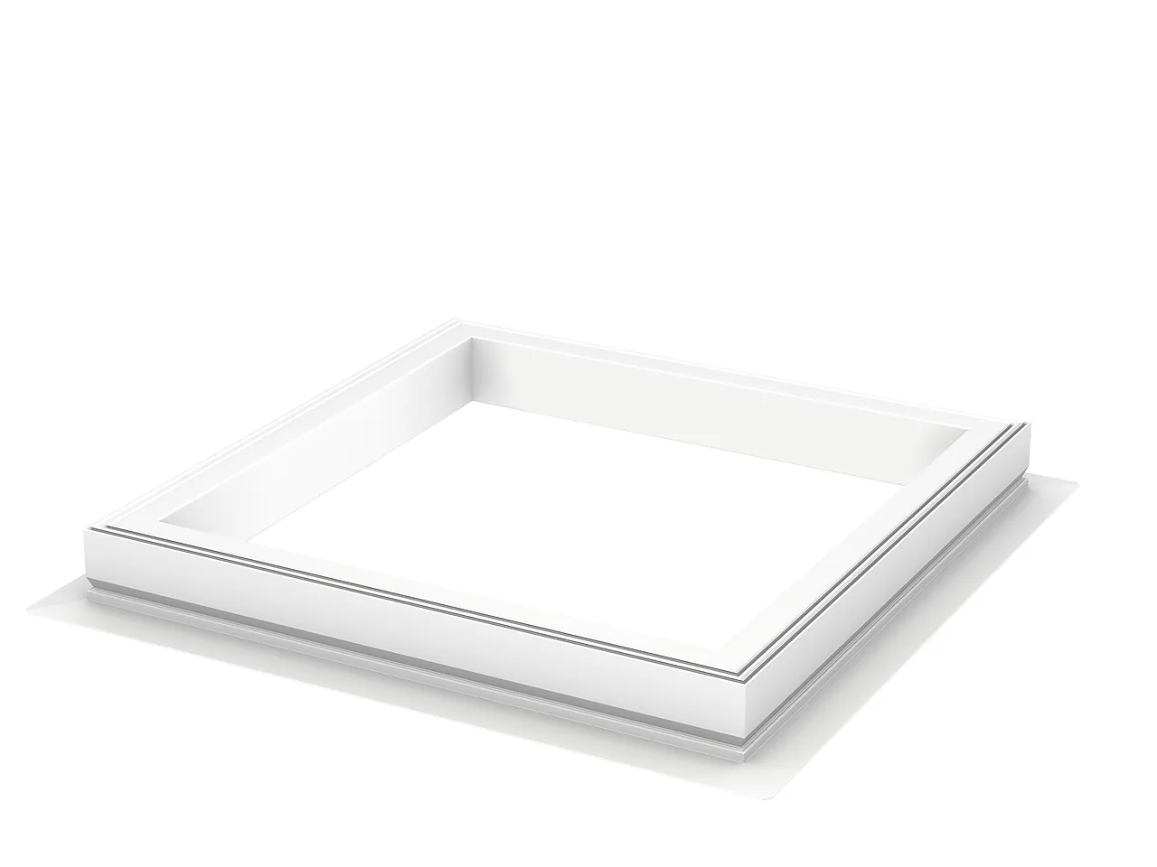 Klemlister til overlys med glass 90x60 U-variant svart null - null - 3 - Miniatyr