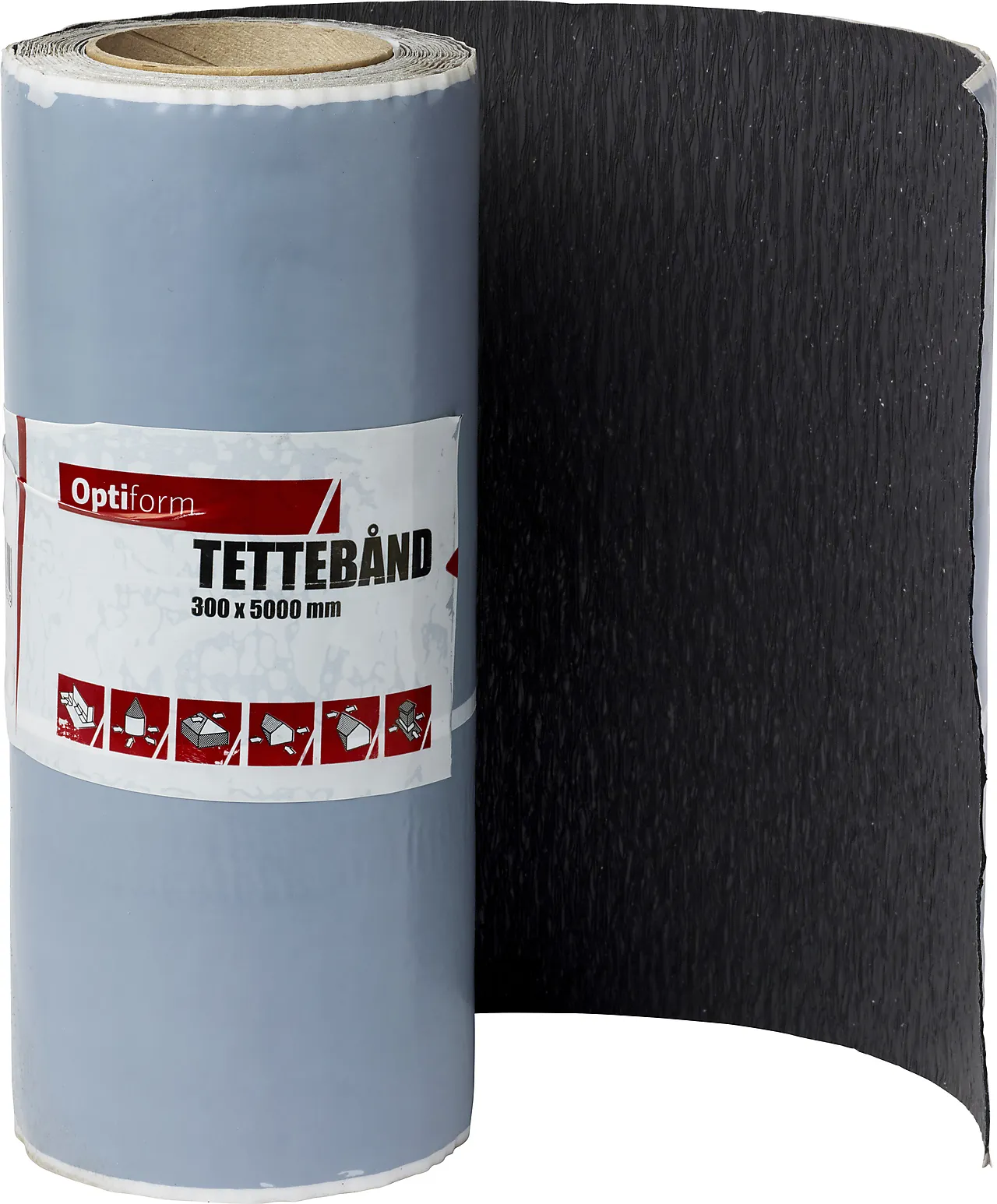 Tettebånd blygrå 300x5000 mm