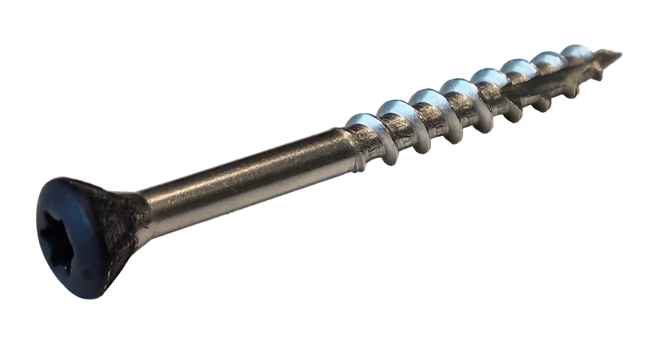 Fasadeskrue A4 T20 sort 4,5x48 mm 250 stk Fasadeskrue A4 T20 sort 4,5x48 mm 250 stk