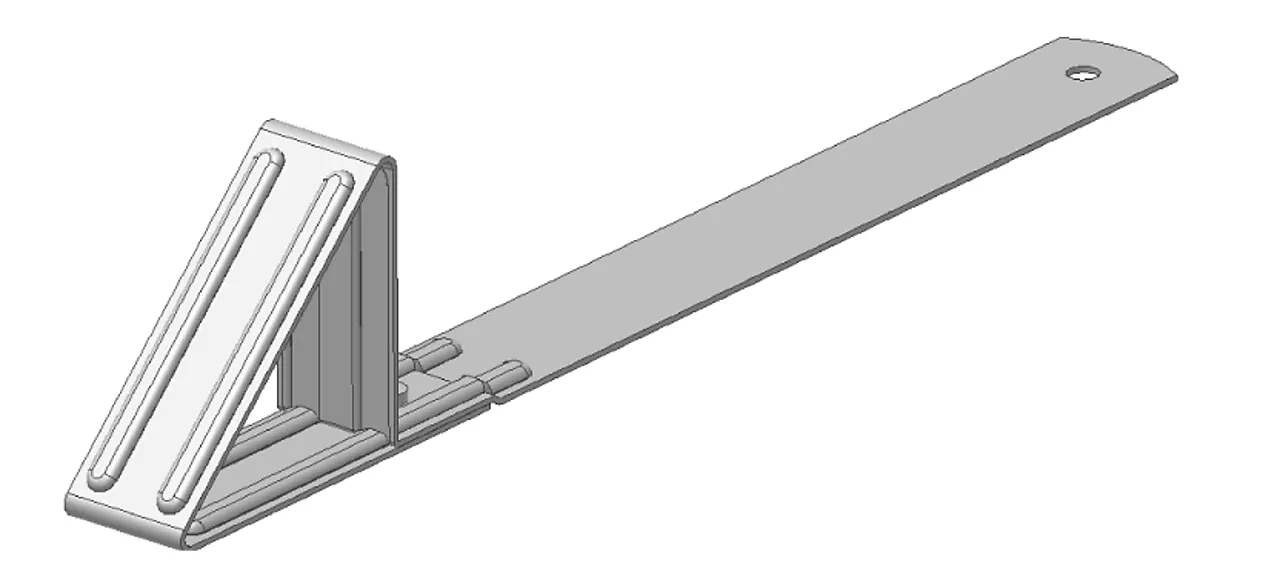 Snøstopper SNT P-200 galvanisert klarlakk null - null - 2 - Miniatyr