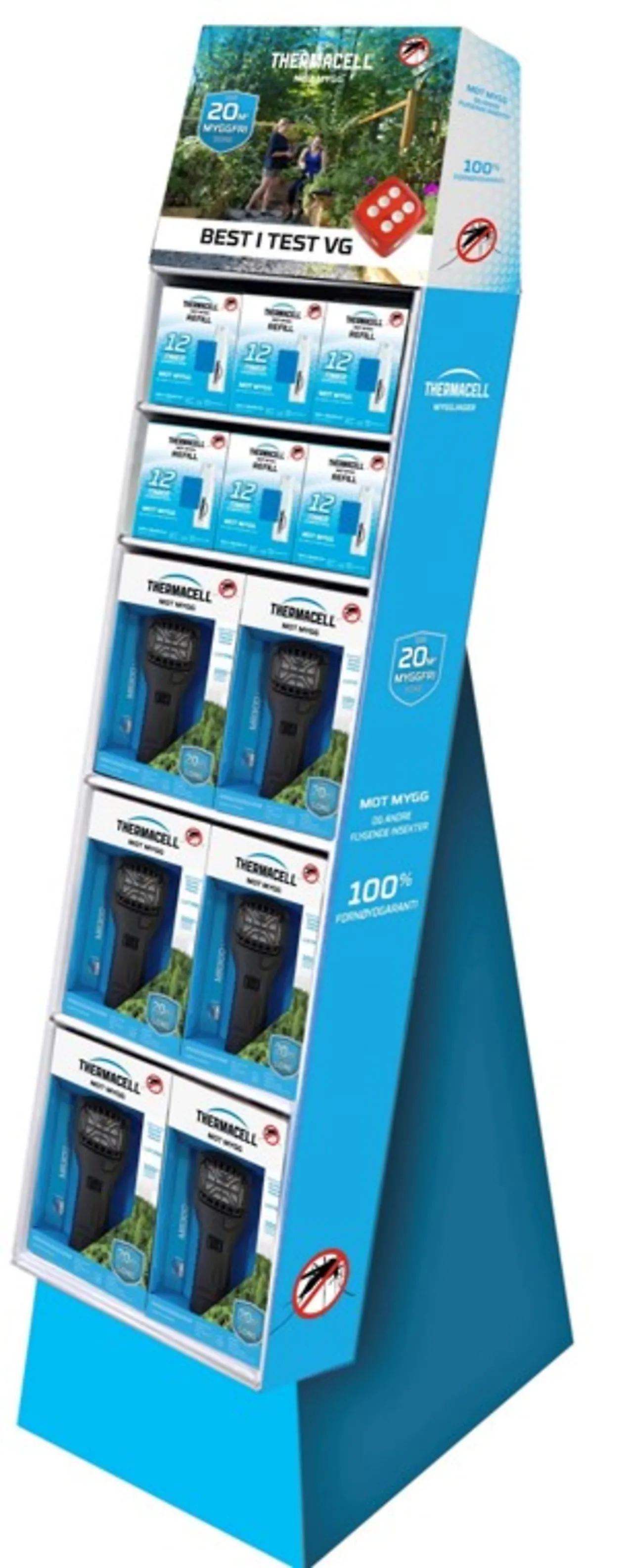 Refill mot mygg MR300 gulvdisplay Refill mot mygg MR300 gulvdisplay