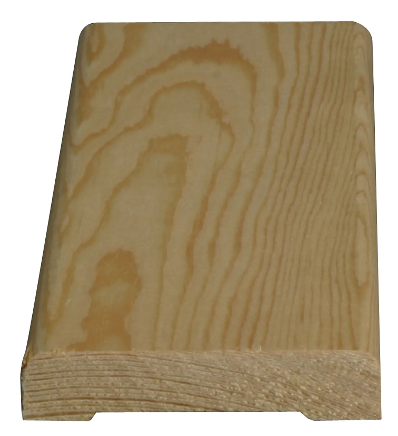 Karmlist rundkant 12x70 mm ubehandlet furu Karmlist rundkant 12x70 mm ubehandlet furu