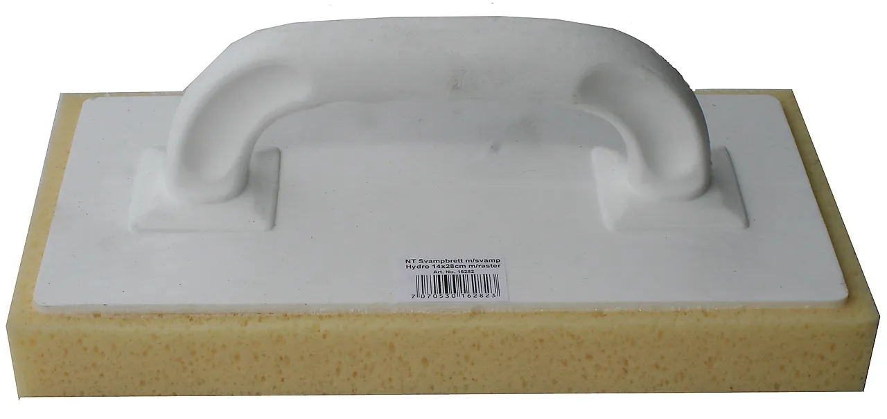 Svampbrett m/svamp Hydro NT 14x28 cm