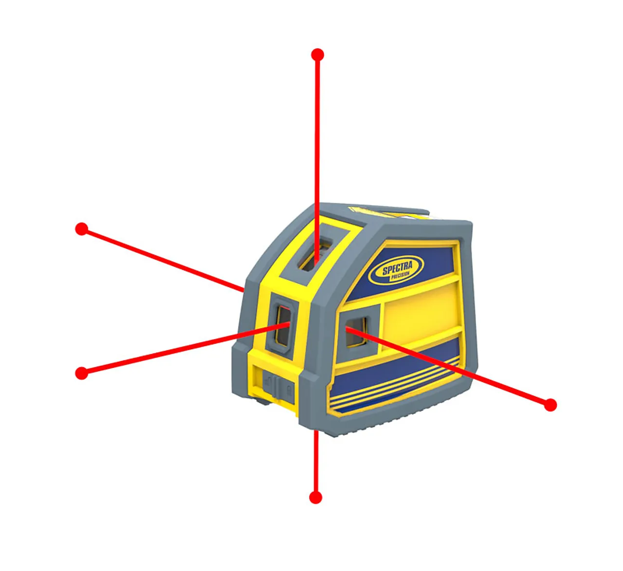 Laser 5 punkter LP51 rød