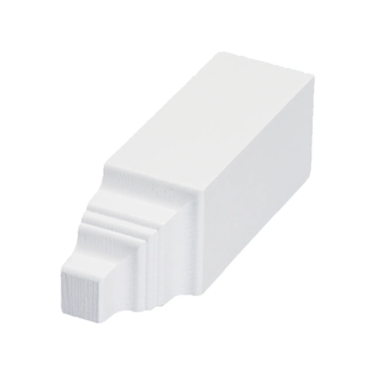 Takkloss utvendig 33x33x120 mm hvitmalt A4 stk null - null - 2 - Miniatyr