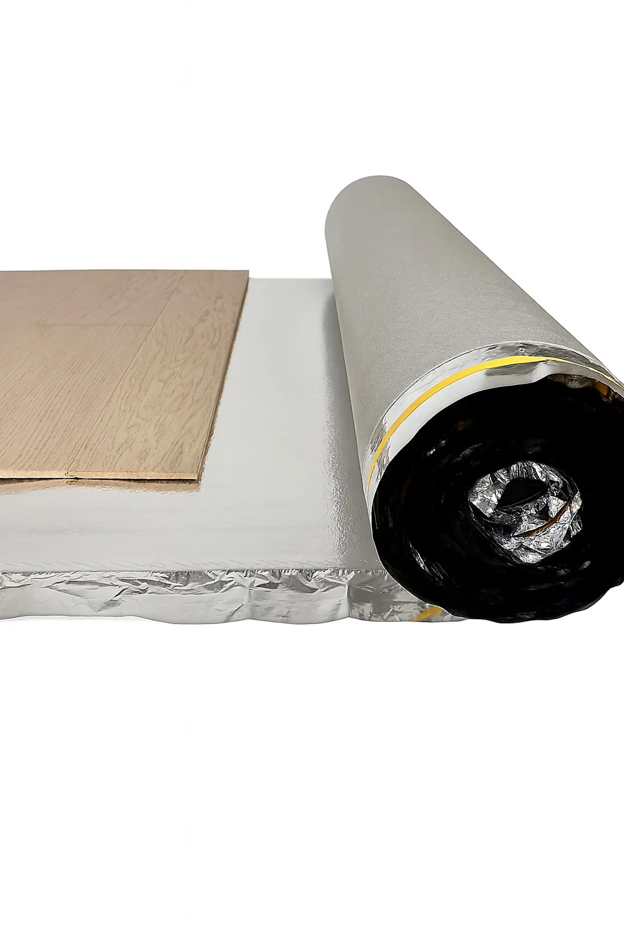 OPUS gulvunderlag med fuktsperre sort 2 mm 15 m²/rull