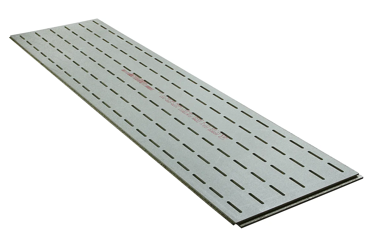Sponplate slissegulv fuktbestandig 22x620x2420 mm null - null - 2 - Miniatyr
