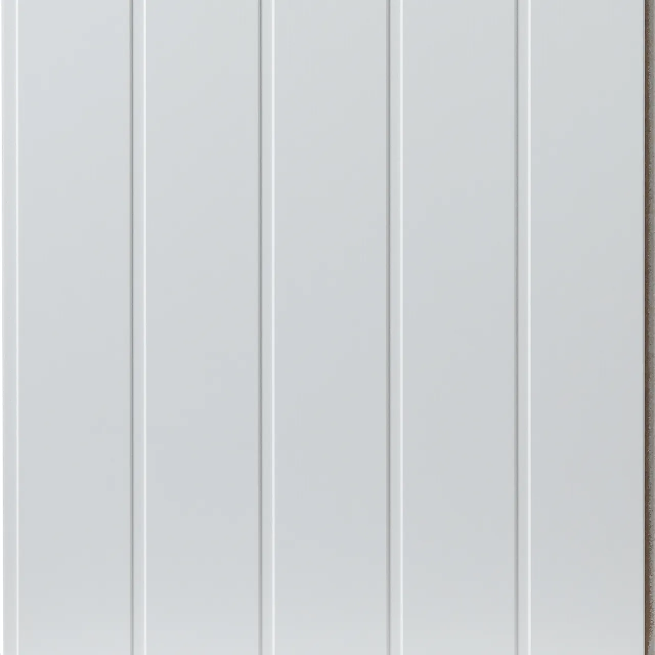 Veggplate MDF skygge klassisk hvit 11x620x2390 mm null - null - 3 - Miniatyr