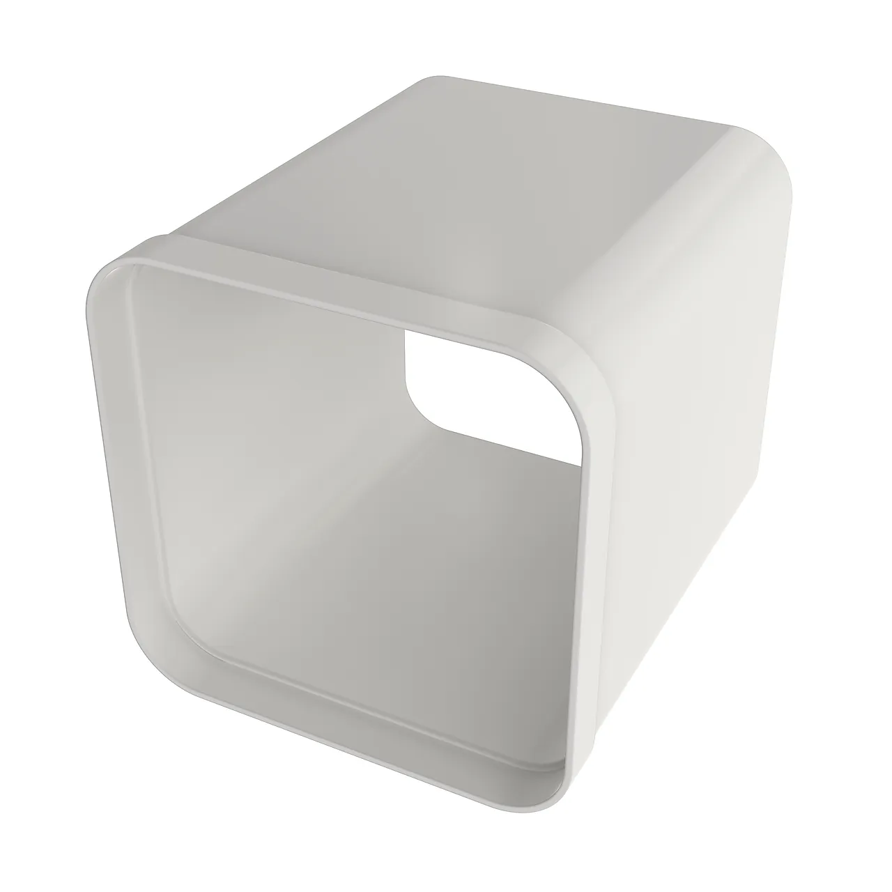 Skjøtekanal 12 cm plast 4x4